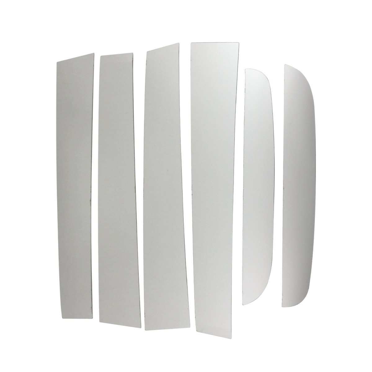 Ford Ranger Pillar Trims - Omac - Gloss Silver - 2019-2023 Ford Ranger Pillar Trims - Omac - Gloss Silver - 2019-2023